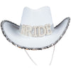 Adult Texan Wild West Country Cowgirl Cowboy Hat - White Bride