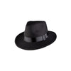 Unisex Swifty Fedora Hat Black 1920s Gangster Hat Deluxe, Eras Tour Hat