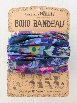 Natural Life Women's Boho Bandeau Headband - Border Folk Garden