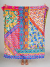 Natural Life Cozy Throw Blanket - Bright Patchwork