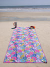 Natural Life Double-Sided Microfiber Beach Towel - Yellow Hello Sunshine