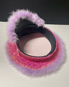 Designed By Sarah - Adult Pink Fluffy Captains Hat