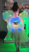 Designed By Sarah - Bespoke Personalised Hand Decorated White Fairy Wings