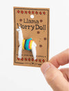 Natural Life Worry Doll - Llama