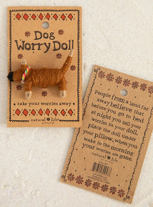 Natural Life Worry Doll - Dog