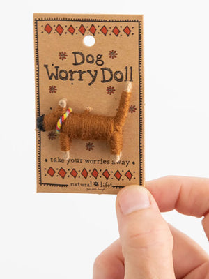 Natural Life Worry Doll - Dog