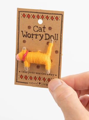 Natural Life Worry Doll - Cat