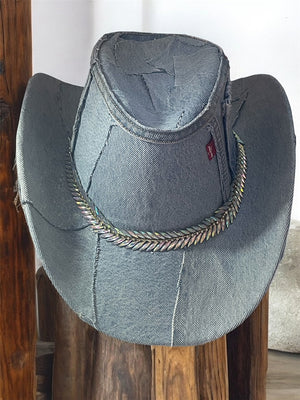 Designed By Sarah - Adult Recycled Levi Denim Texan Cowgirl Hat