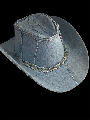 Designed By Sarah - Adult Recycled Levi Denim Texan Cowgirl Hat