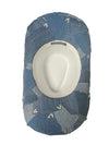 Designed By Sarah - Adult Recycled Denim Texan Cowgirl Hat With Rhinestones