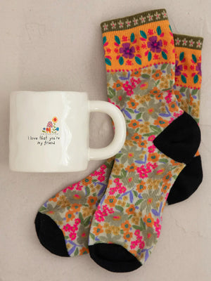 Natural Life Mug & Sock Set - Friend