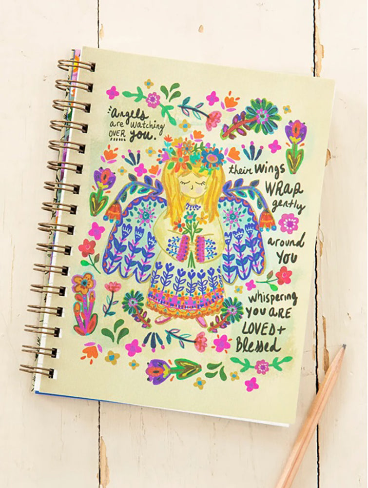 Natural Life Spiral Journal - Angels Watching