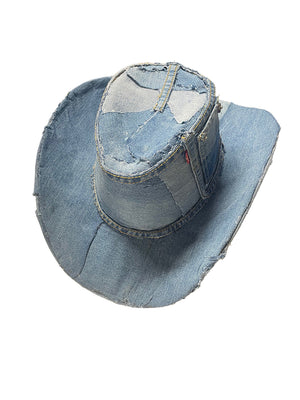 Designed By Sarah - Adult Recycled Levi Denim Texan Cowgirl Hat