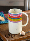 Natural Life Latte Mug - Rainbow