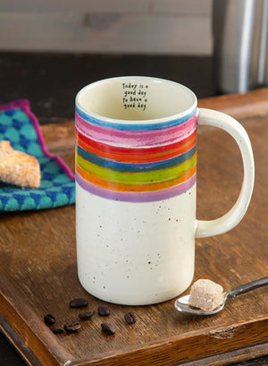 Natural Life Latte Mug - Rainbow