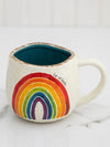 Natural Life Artisan Rainbow Coffee Mug - Cup of Happy