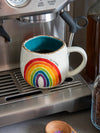 Natural Life Artisan Rainbow Coffee Mug - Cup of Happy