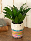 Natural Life Folk Friend Planter - Folk Lady