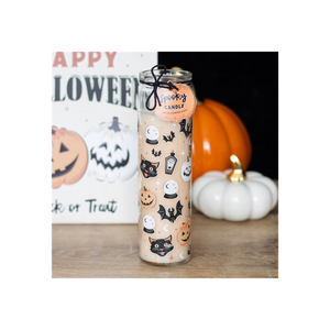 Spooky Spiced Pumpkin Tube Candle