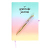 Multicoloured Gratitude Journal with Amethyst Pen