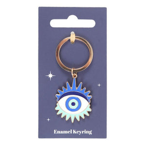 All Seeing Eye Metal Keyring