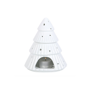 White Christmas Tree Oil Burner