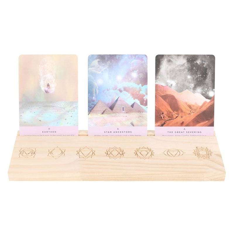 Natural Seven Chakras Tarot Card Stand