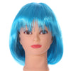 80s Neon Bob Wig For Festivals various colours