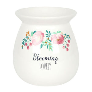 Large Blooming Lovely Wax Melt Burner Gift Set